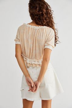 Free People Perfect Day Cropped Top