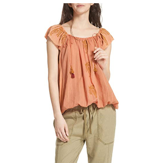 Free People Pukka Tee Blouse Top