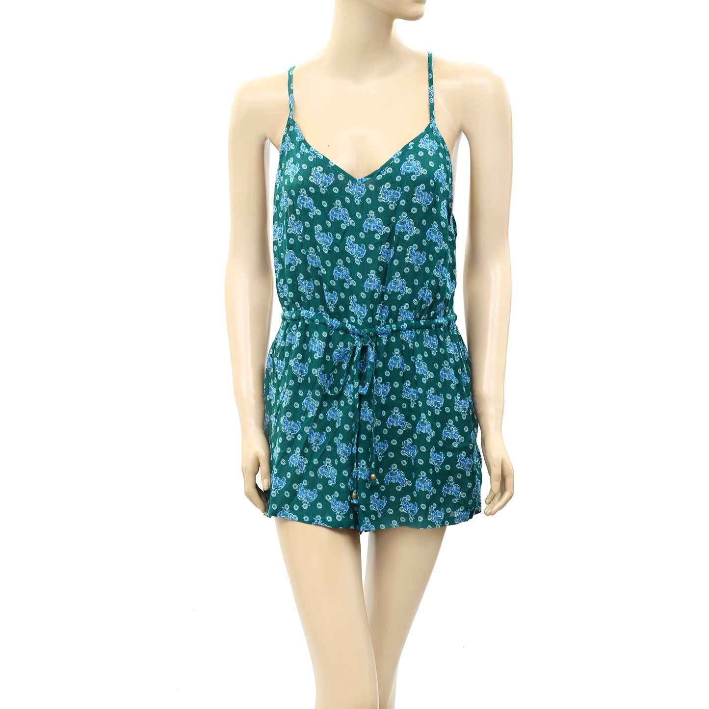 Staring at Stars Urban Outfitters Printed Romper Dress