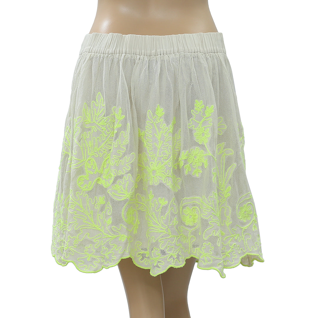 Vanessa Virginia Anthropologie Electric Vines Skirt