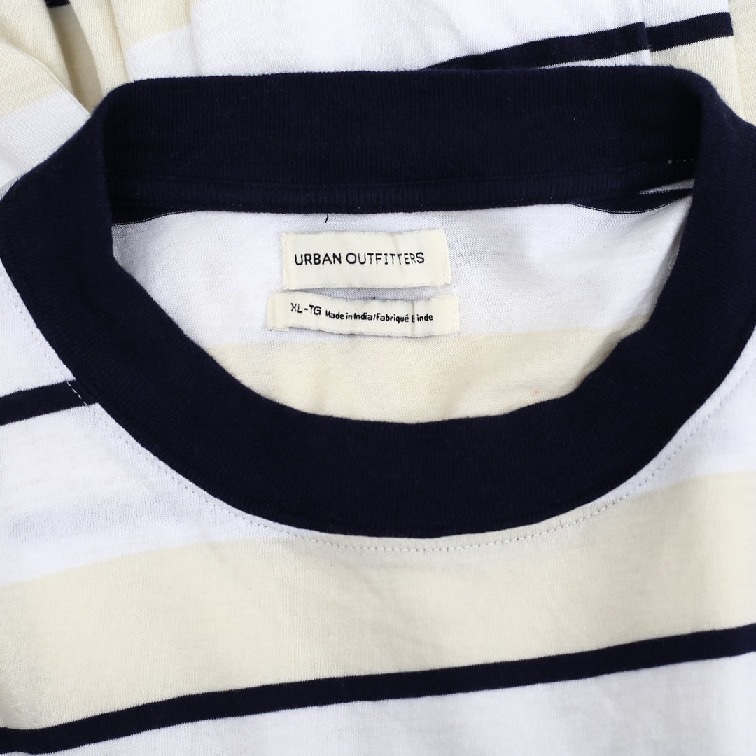 Urban Outfitters UO Carnaby Striped Crew Neck Tunic Top