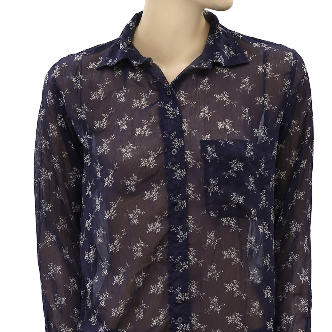 Denim & Supply Ralph Lauren Floral Printed Shirt Top