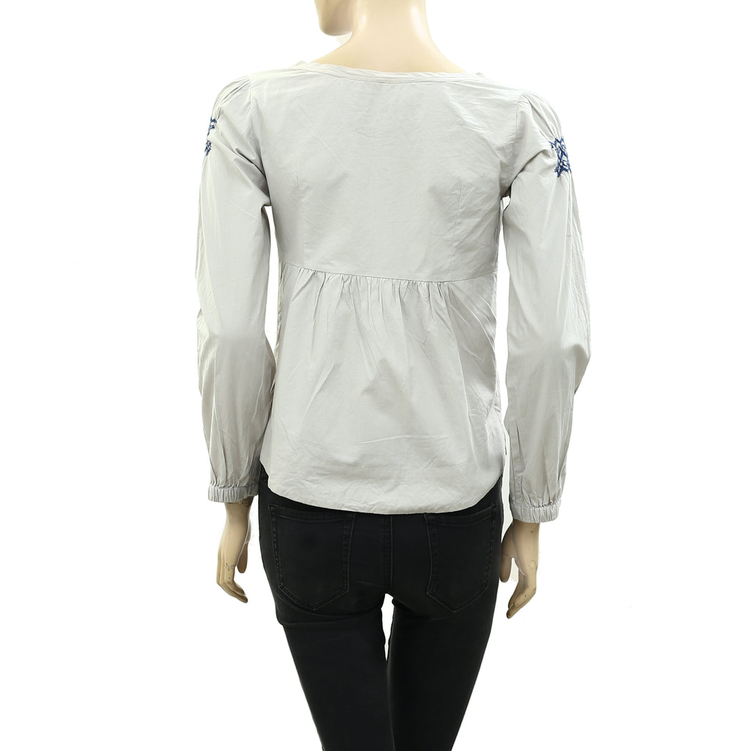 Odd Molly Anthropologie Touch Me Lullabye Blouse Top