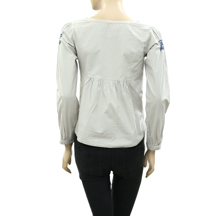 Odd Molly Anthropologie Touch Me Lullabye Blouse Top