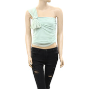 Maeve Anthropologie Tulle Bow Cropped Top