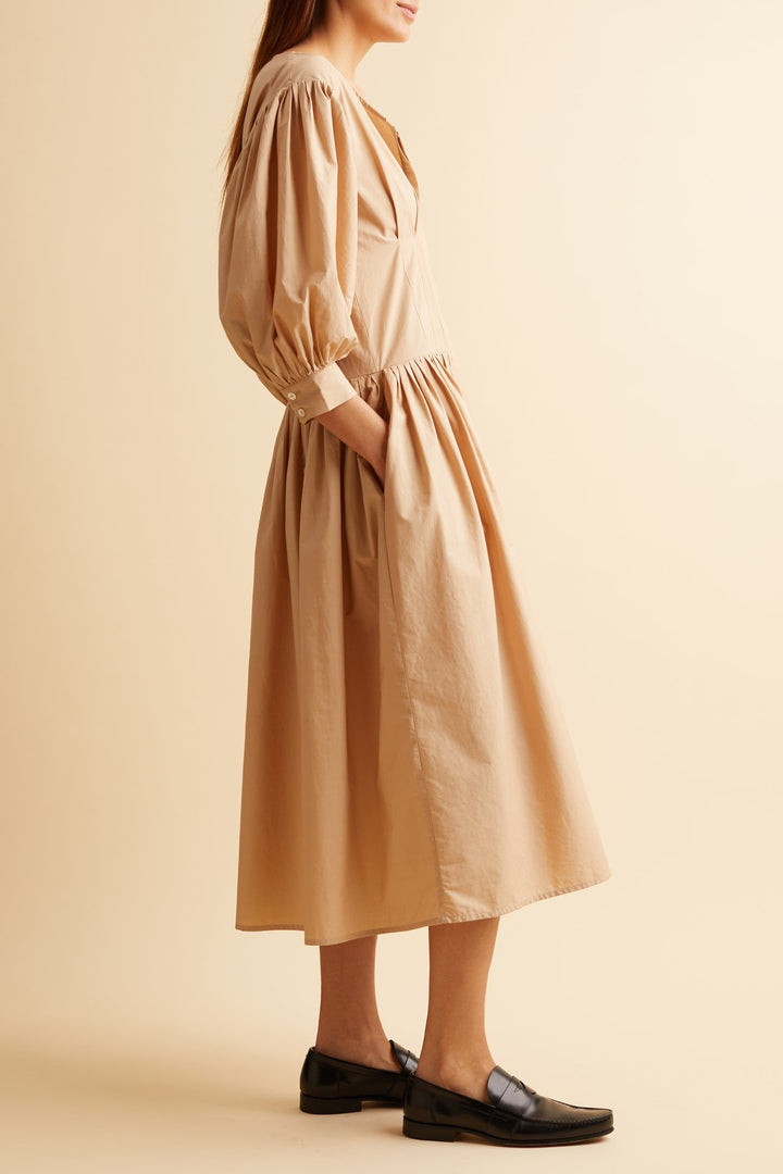 Merlette Montague Solid Midi Dress