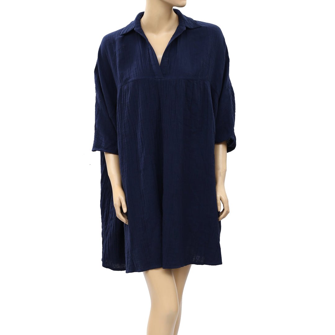 Rhode Resort Leo Cotton Gauze Kaftan Mini Dress Rhode Resort Leo Cotton Gauze Kaftan Mini Dress