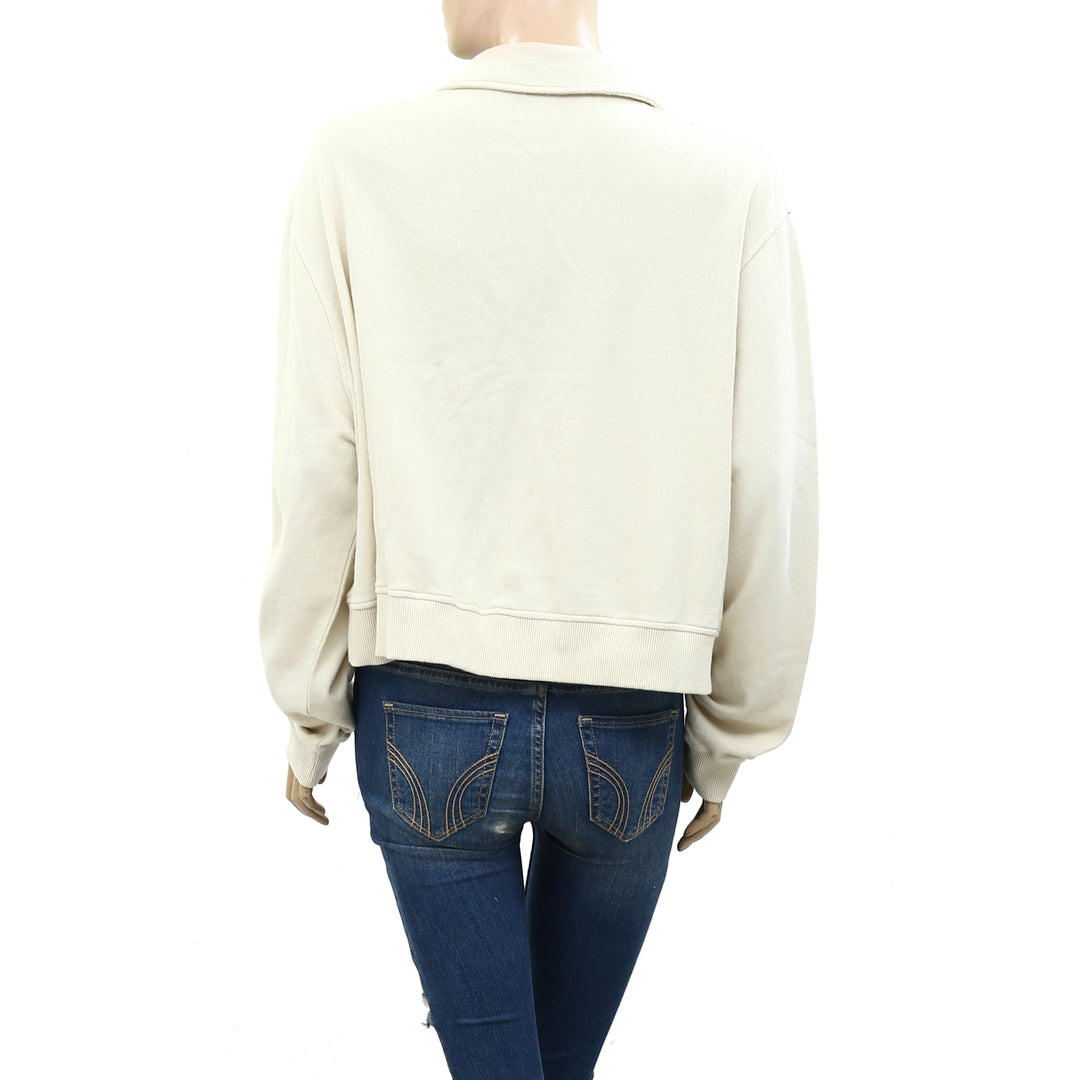 BDG Urban Outfitters Ellie Half-Zip Sweatshirt Top