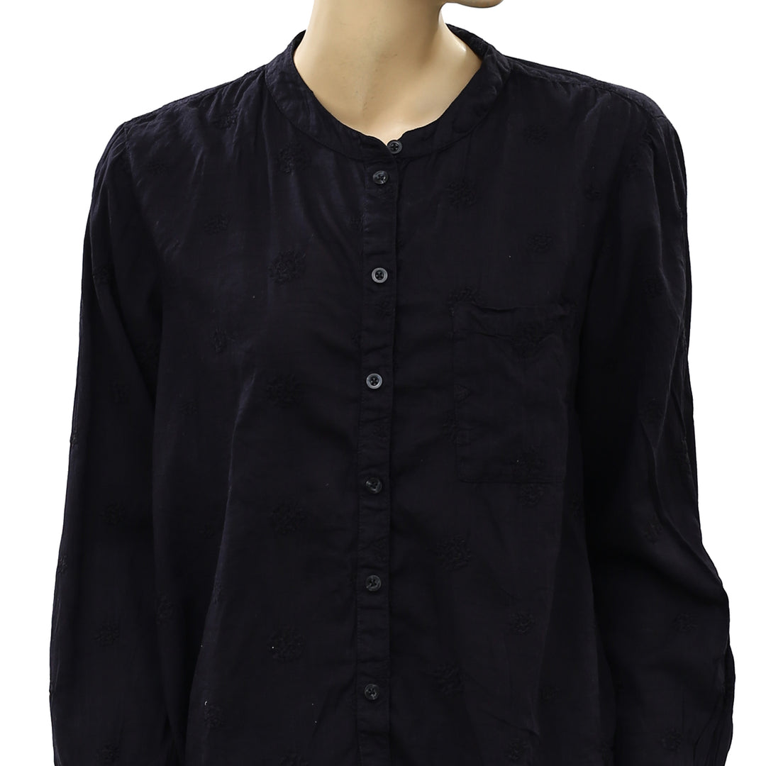 Anthropologie Pilcro & The Letterpress The Whitney Trapeze Buttondown Top