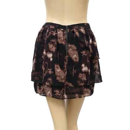 Silence + Noise Urban Outfitters Printed Mini Skirt