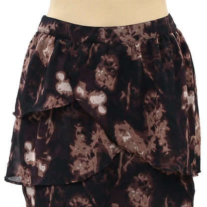 Silence + Noise Urban Outfitters Printed Mini Skirt