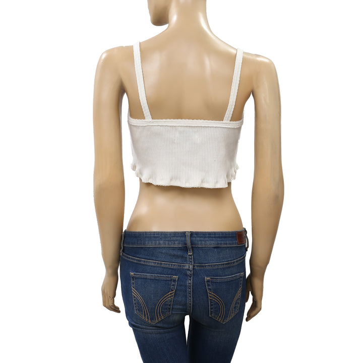 Urban Outfitters UO Danika Embroidered Crop Top