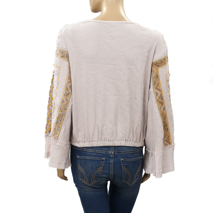 Free People Cross Country Blouse Top