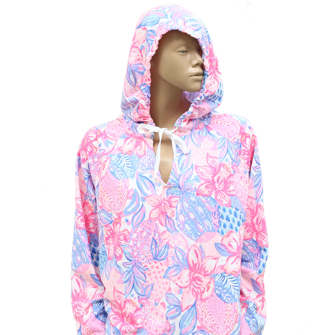 Lilly Pulitzer Kiawah Cropped Hoodie Top