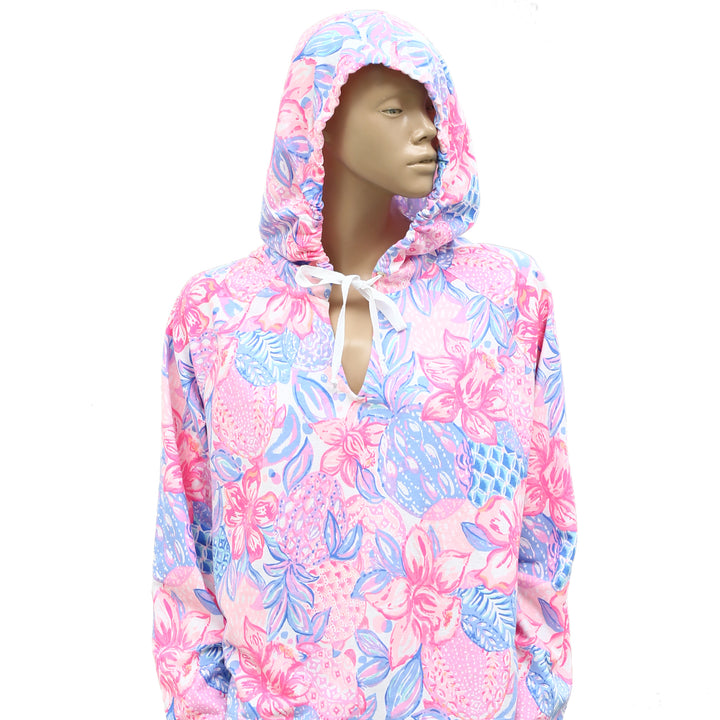 Lilly Pulitzer Kiawah Cropped Hoodie Top