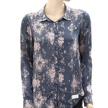 Odd Molly Anthropologie Floral Print Tunic Shirt Top