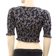 Urban Outfitters UO Ophelia Floral Smocked Top