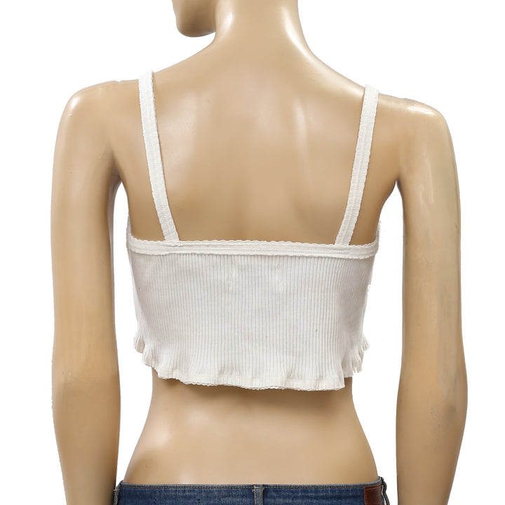 Urban Outfitters UO Danika Embroidered Crop Top