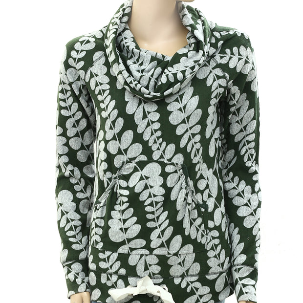 Throttleman Floral Printed Pullover Sweater Tunic Top