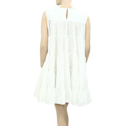 Merlette Solid Mini Dress XS