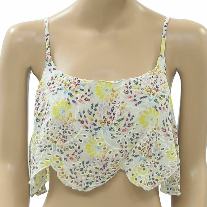 Intimately Free People So Much Fun Cropped Cami Blouse Top