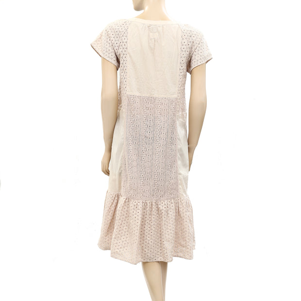 Odd Molly Anthropologie Eyelet Embroidered Dress