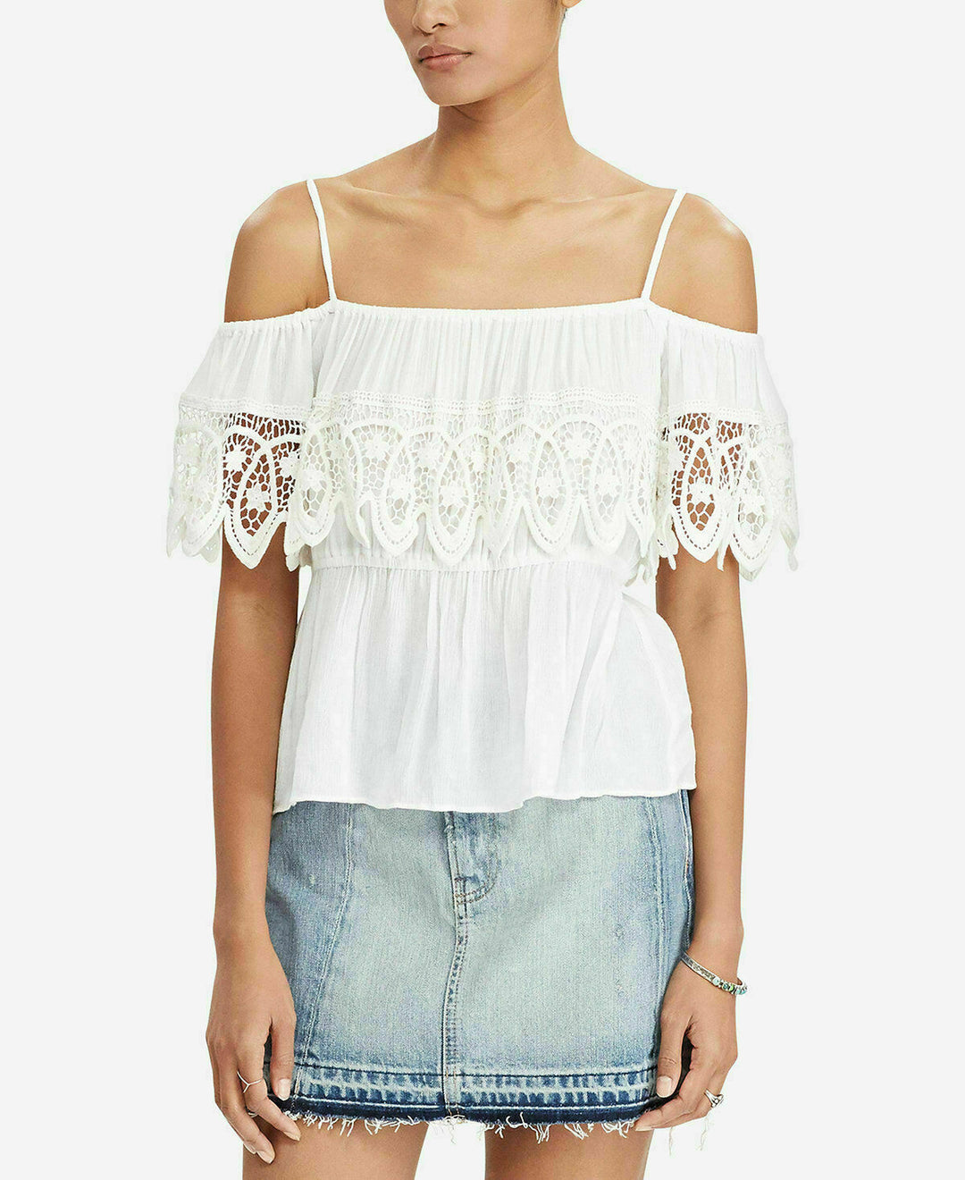 Denim & Supply Ralph Lauren Crochet Lace Top