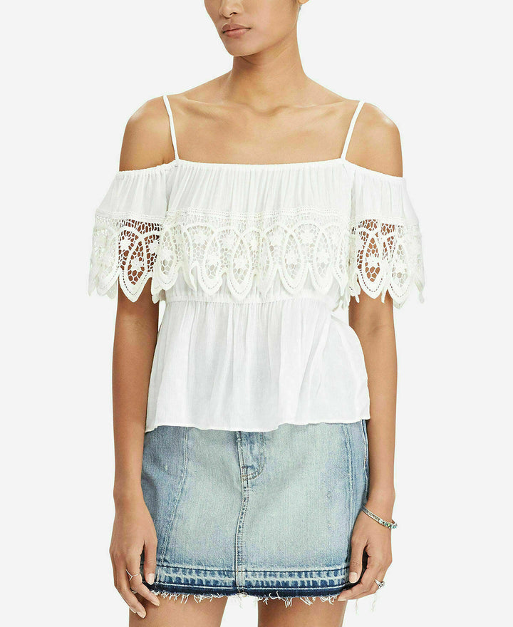 Denim & Supply Ralph Lauren Crochet Lace Top