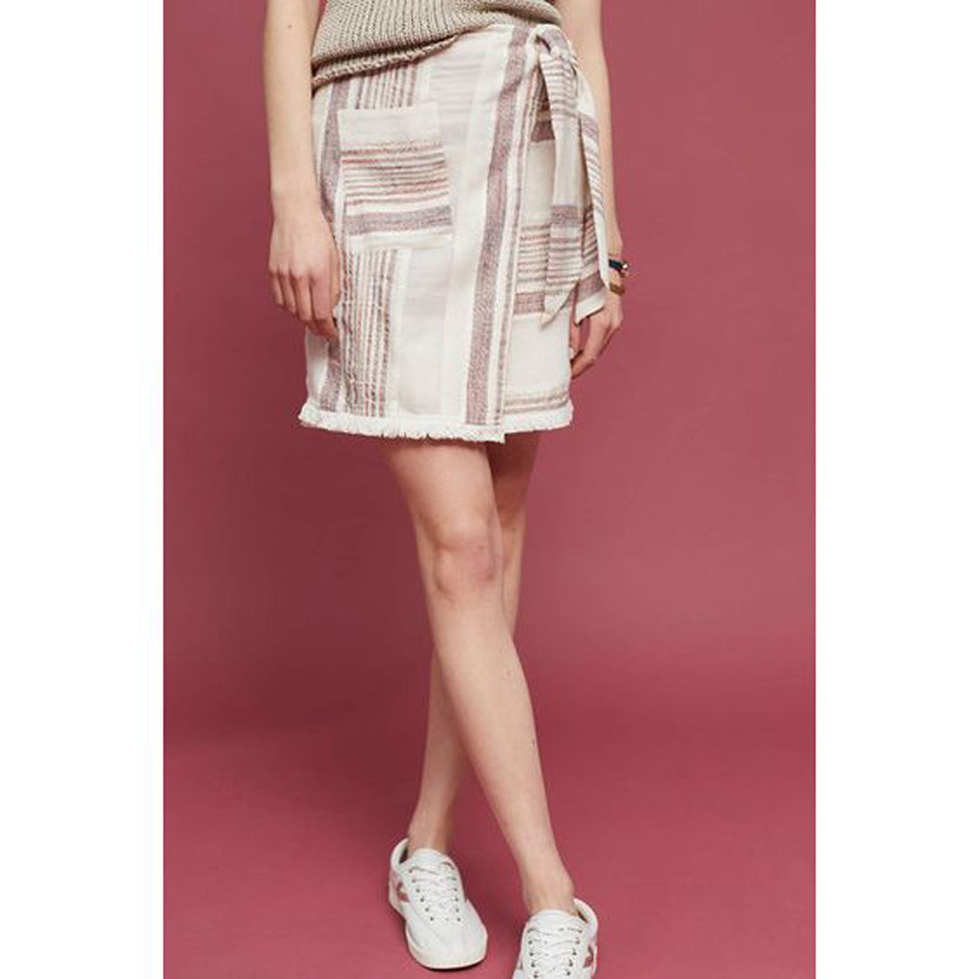 Holding Horses Anthropologie Avery Wrap Mini Skirt