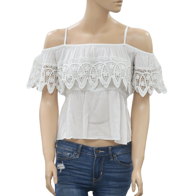 Denim & Supply Ralph Lauren Crochet Lace Top