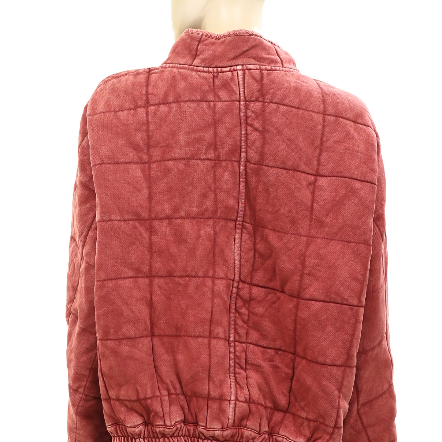 Free People Dolman Quilted Knit Jacket Top