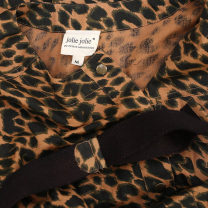 Petite Mendigote Leopard Printed Shift Mini Dress