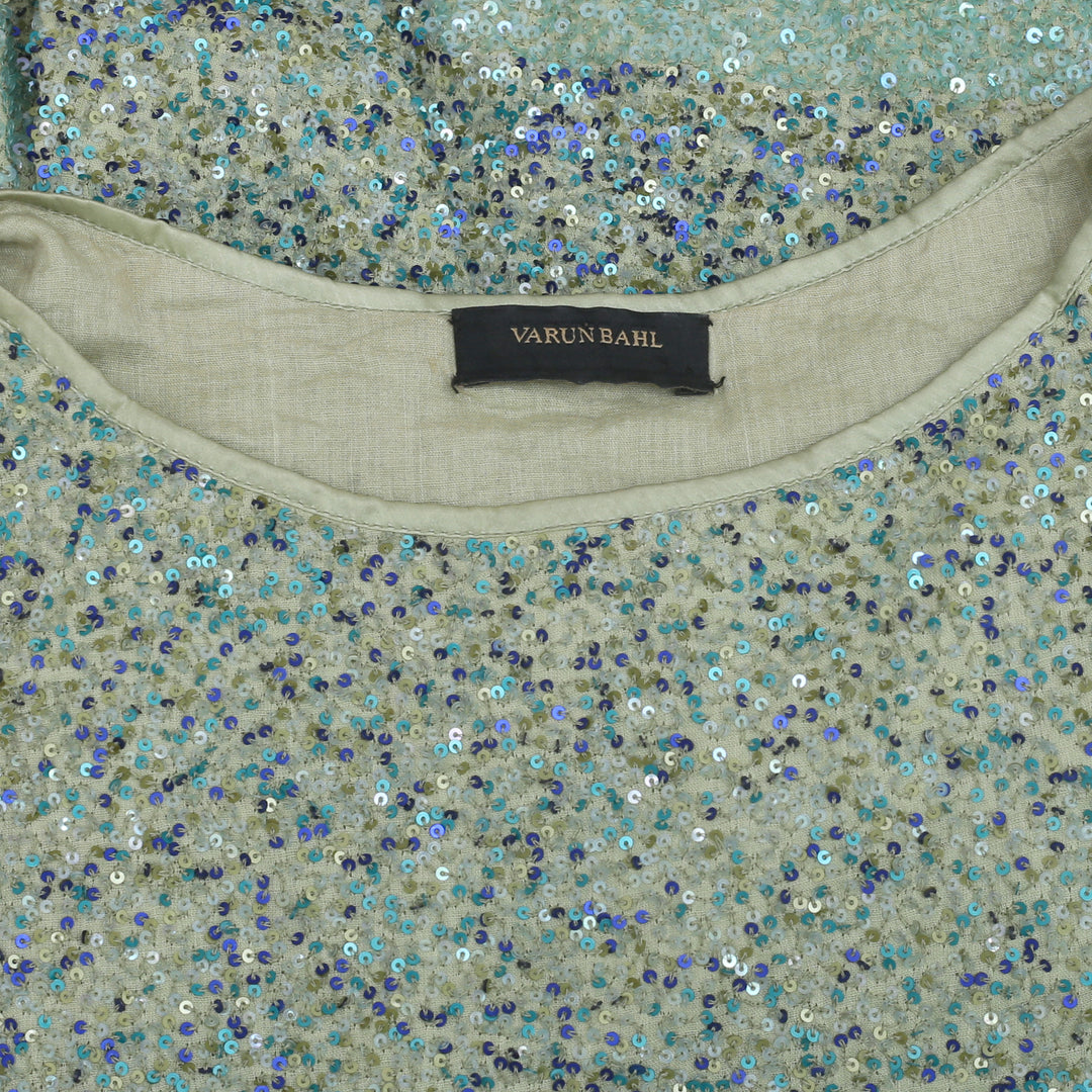 Varun Bahl Anthropologie Sequin Embellished Mini Dress XXS