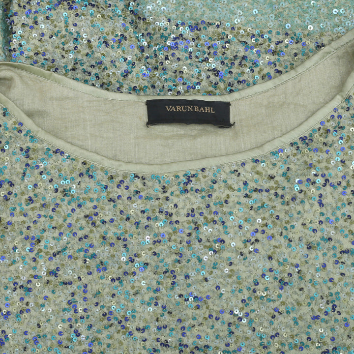 Varun Bahl Anthropologie Sequin Embellished Mini Dress XXS