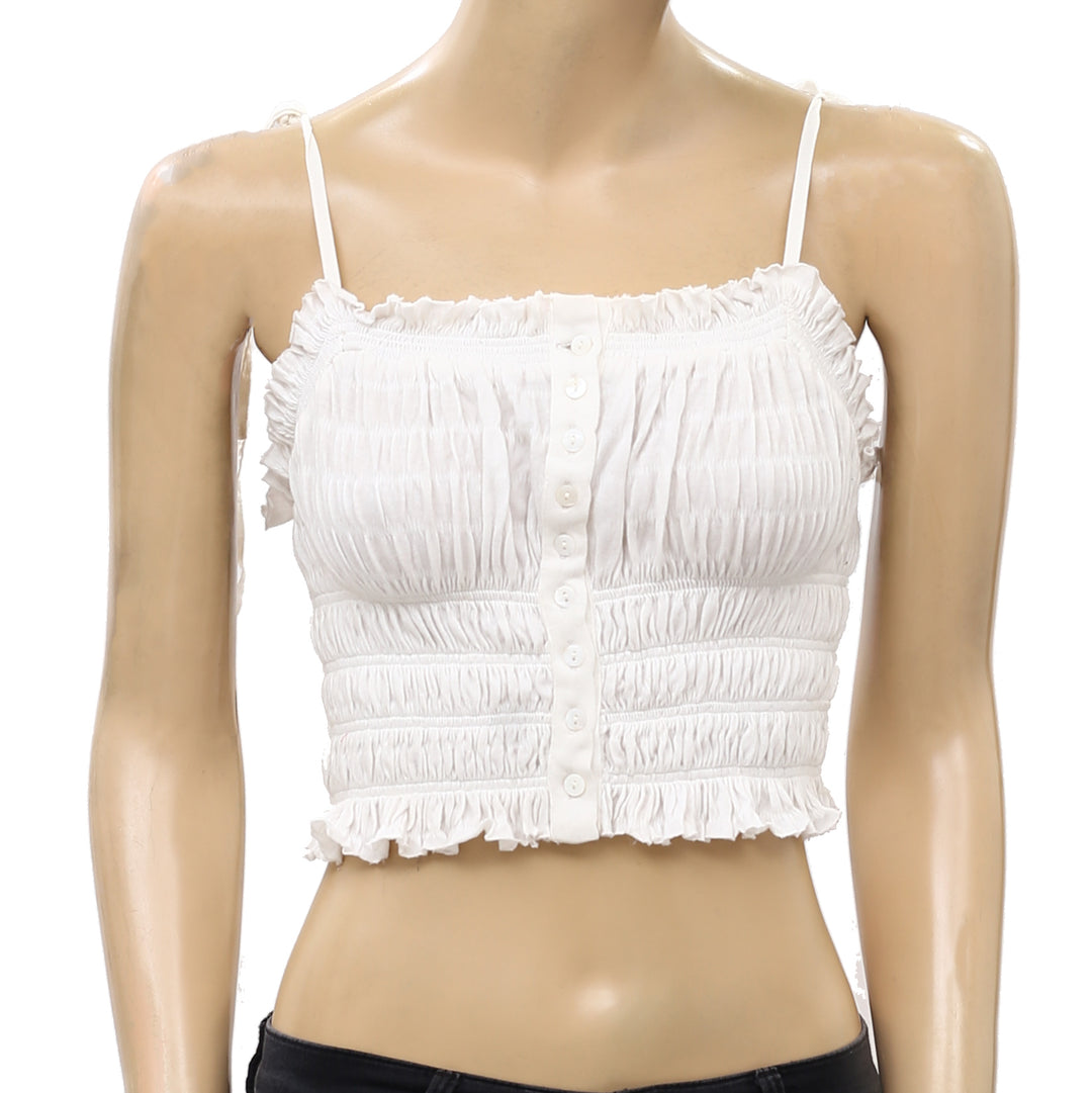 Urban Outfitters UO Tulla Smocked Cami Top M