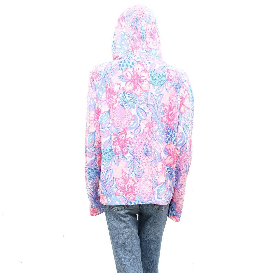 Lilly Pulitzer Kiawah Cropped Hoodie Top