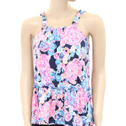 Lilly Pulitzer Floral Printed Tank Blouse Top