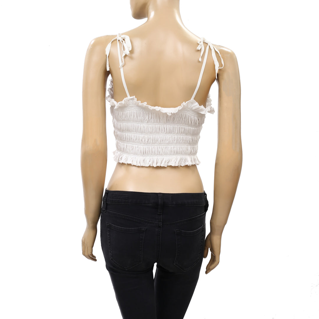 Urban Outfitters UO Tulla Smocked Cami Top M