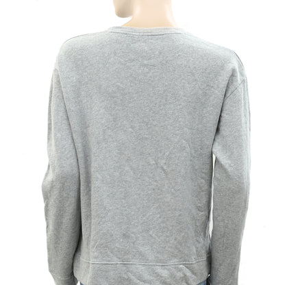 Nice Things Paloma S Gray Sweatshirt Pullover Top