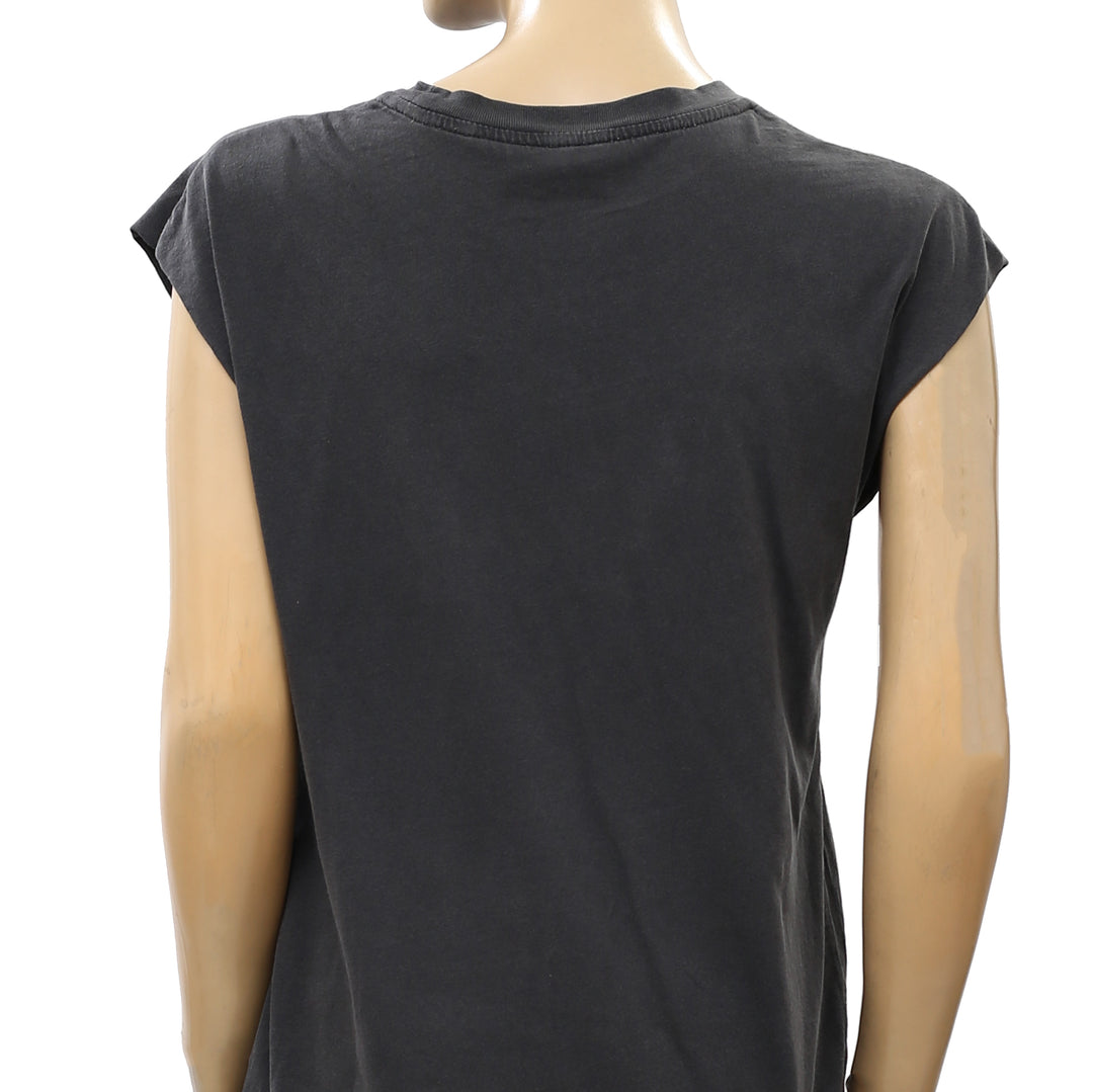 Zadig & Voltaire Weny Compo Skull Tank T-Shirt Blouse Top