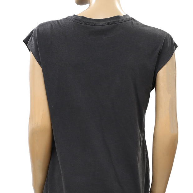 Zadig & Voltaire Weny Compo Skull Tank T-Shirt Blouse Top