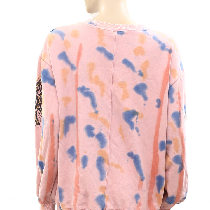 Urban Outfitters UO Everything Is Connected Crew Neck Sweatshirt Top