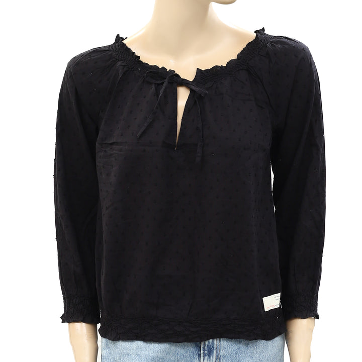 Odd Molly Anthropologie Slomo Tornado Ruffle Blouse Top