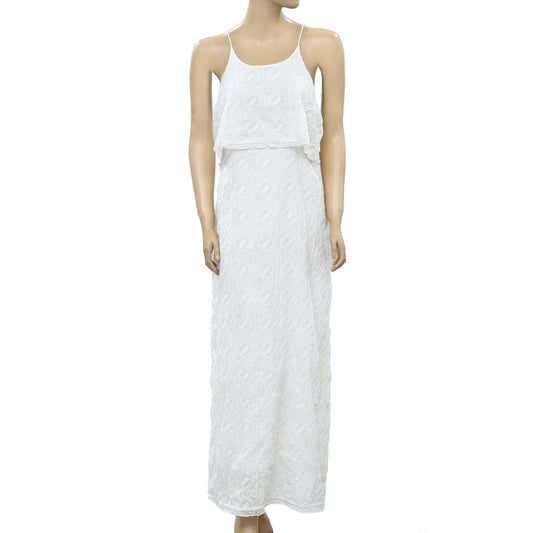 Anthropologie Madilyn Embroidered Maxi Dress