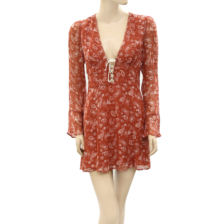 Urban Outfitters UO Paisley Printed Mini Dress