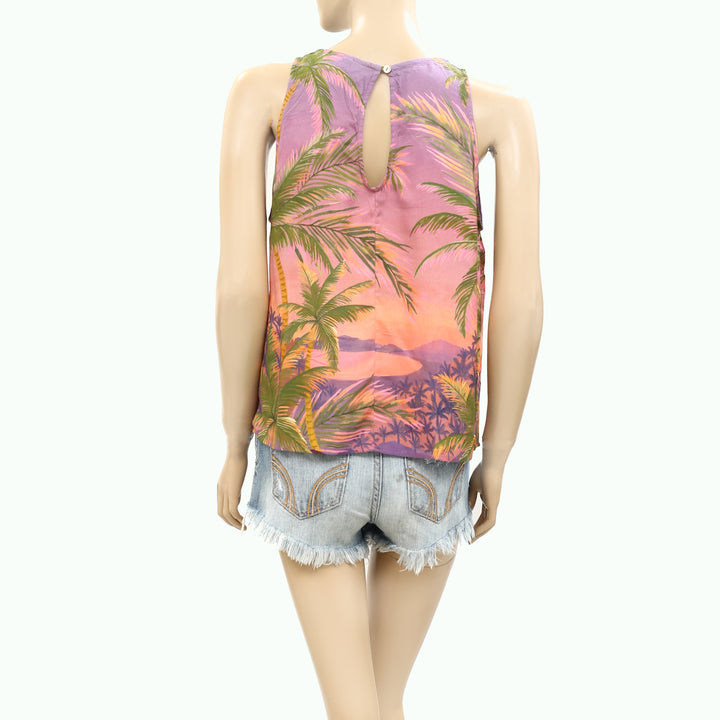 Farm Rio Anthropologie Sossego Tank Blouse Top