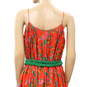 Rhode Resort Lea Floral Printed Cotton Midi Dress