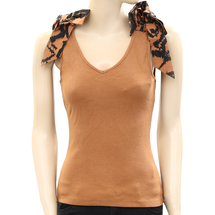Maeve Anthropologie Bow-Tie Tank Blouse Top