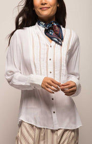 Jach's Girlfriend Banded Collar Tunic Top
