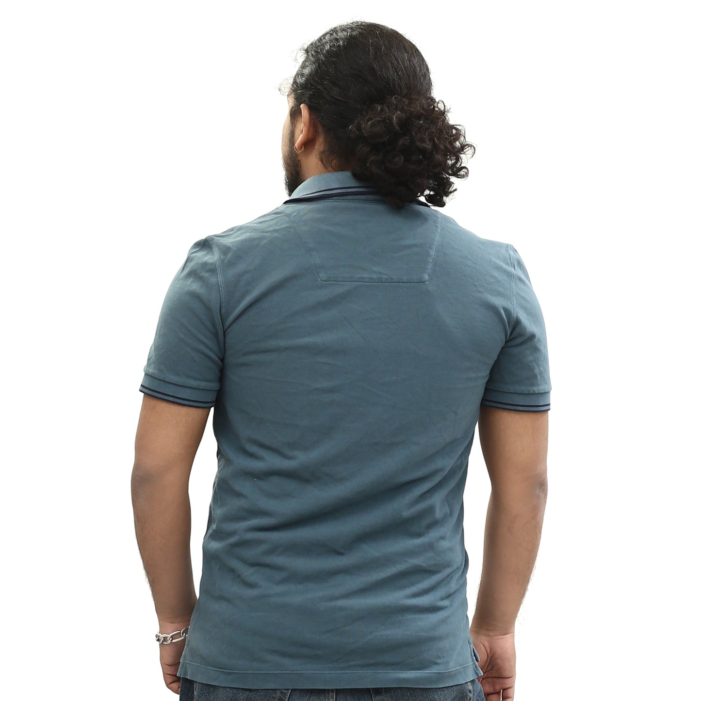 Napapijri Solid Men's Polo Short Sleeve Cotton T-Shirt